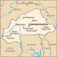 Burkina Faso Map